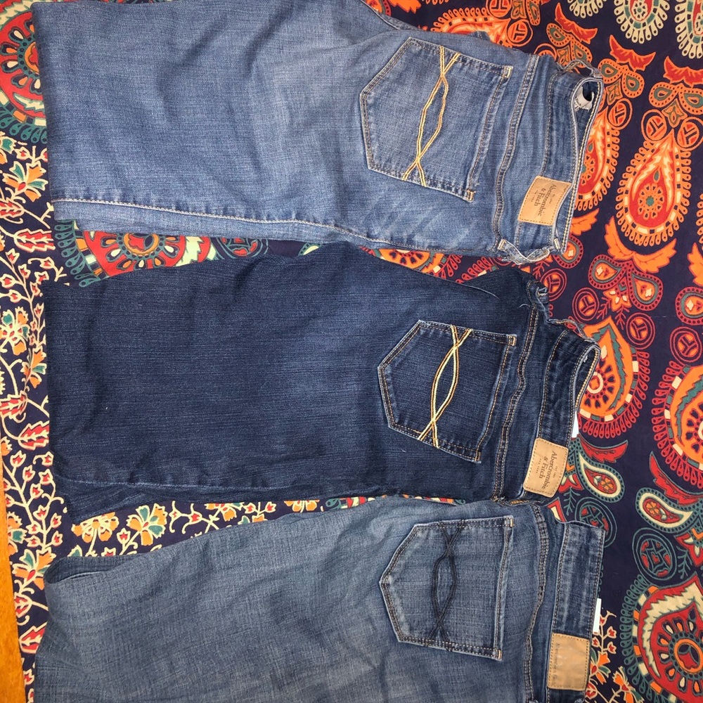 Abercrombie Jeans Bundle (3 pairs!!)